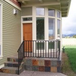 Stone Prairie - Side Entry into Curved Bay Window Construction McMinnville - Side Entry into Curved Bay Window