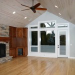 Family Room Fireplace and Windows Family Room Fireplace and Windows