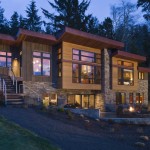 Devil's Lake residence from NW