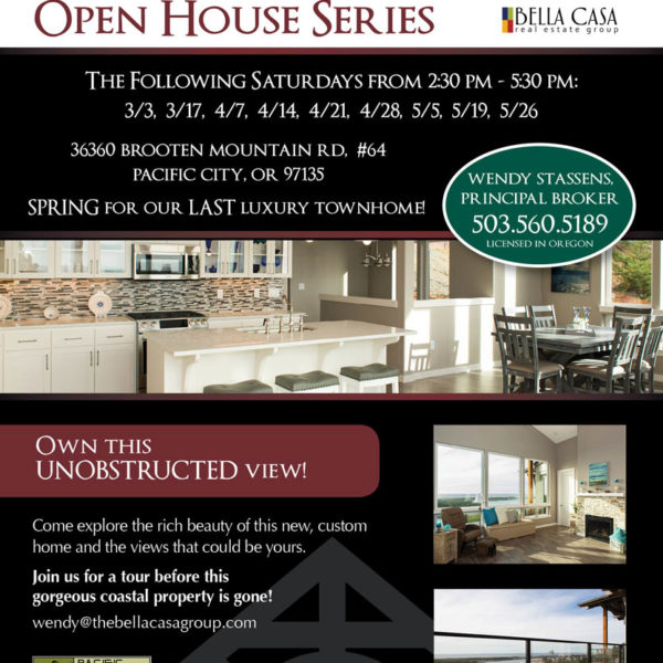 Oregon Coast Homes Spring 2018 Open House - Luxury Townhomes