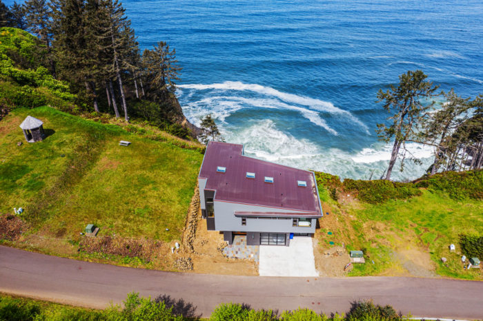 Oregon coast custom home