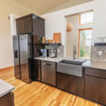Oregon coast custom home kitchen