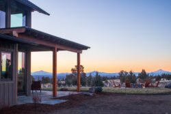 Bend Ranch Home Back Porch Patio