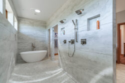 Custom luxury shower