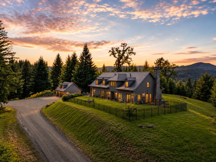 Custom Luxury French Country Home Front