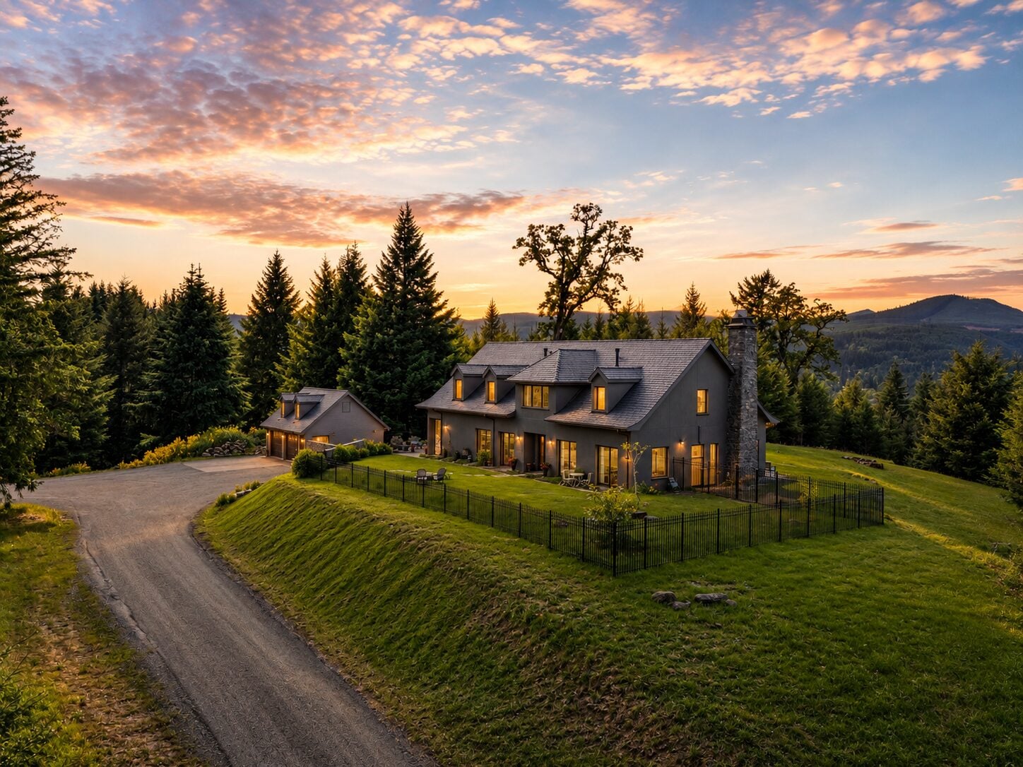 Custom Luxury French Country Home Front Custom Luxury French Country Home Front
